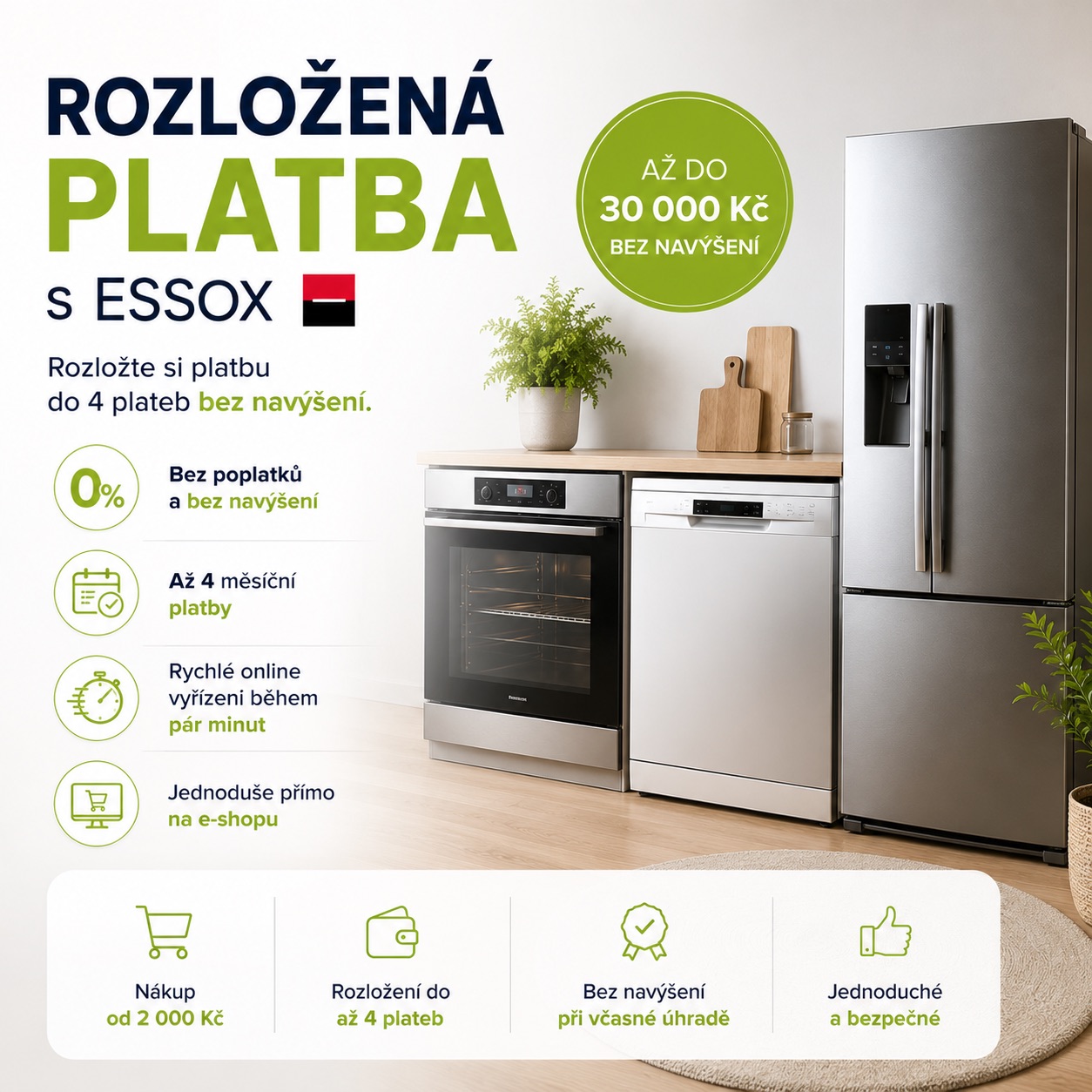Rozložená platba ESSOX bez navýšení